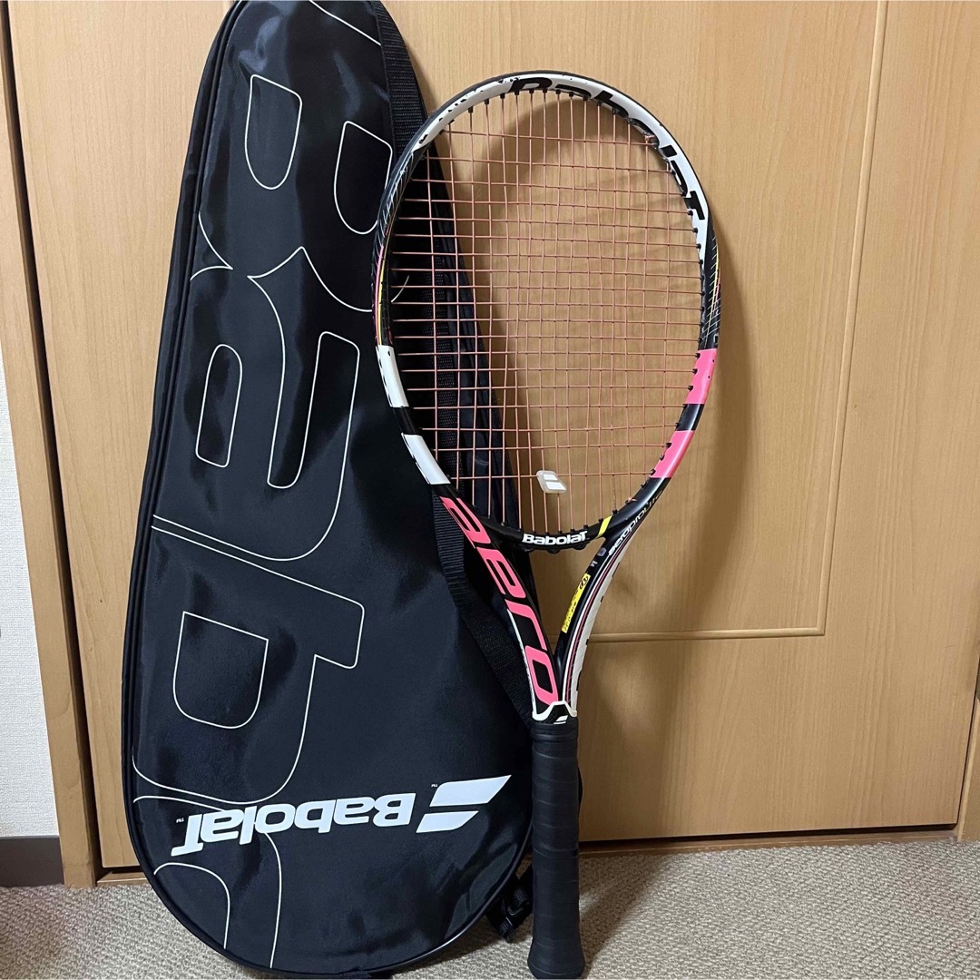 バボラ BabolaT テニスラケット　アエロプロライト　ピンクG2付属品
