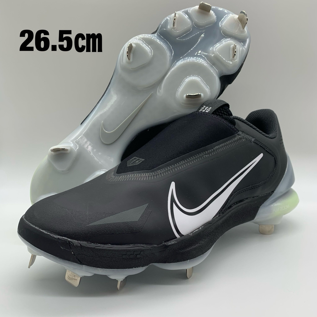 NIKE(ナイキ)のNIKE トラウト 野球 スパイク ブラック 黒 金具 26.5㎝ ローカット スポーツ/アウトドアの野球(シューズ)の商品写真