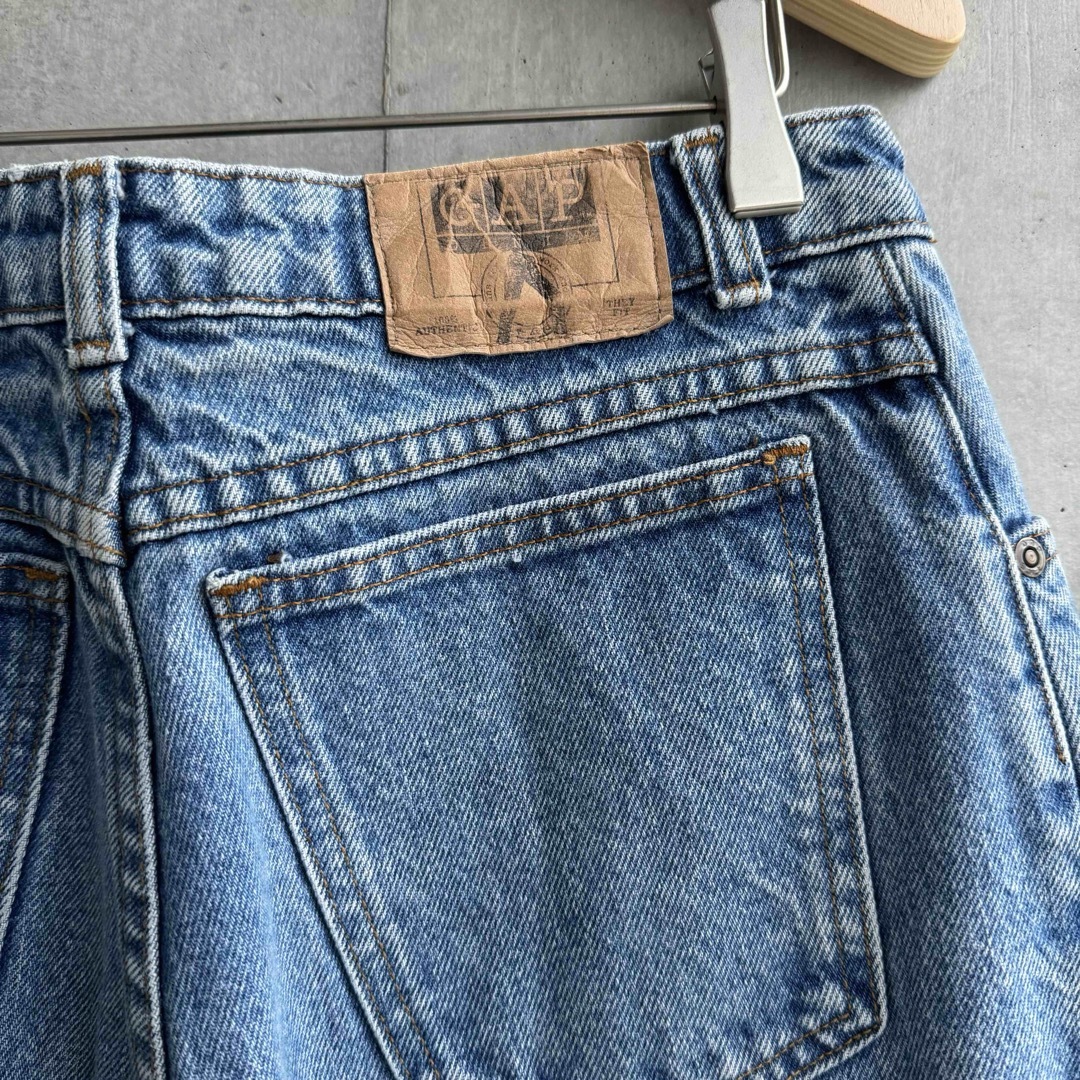 GAP(ギャップ)の90年代 USA製 old GAP デニム テーパード アイスブルー メンズのパンツ(デニム/ジーンズ)の商品写真