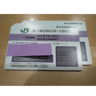 ジェイアール(JR)のJR東日本 株主優待割引券（4割引）2枚(その他)