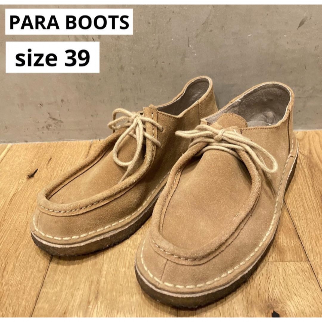 200円引〜9999円Para Boots パラブーツ　スエードシューズ　39