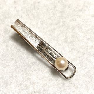 ミキモト(MIKIMOTO)のミキモト　silver925 パールネクタイピン　真珠　ビジネス　スーツ(ネクタイピン)