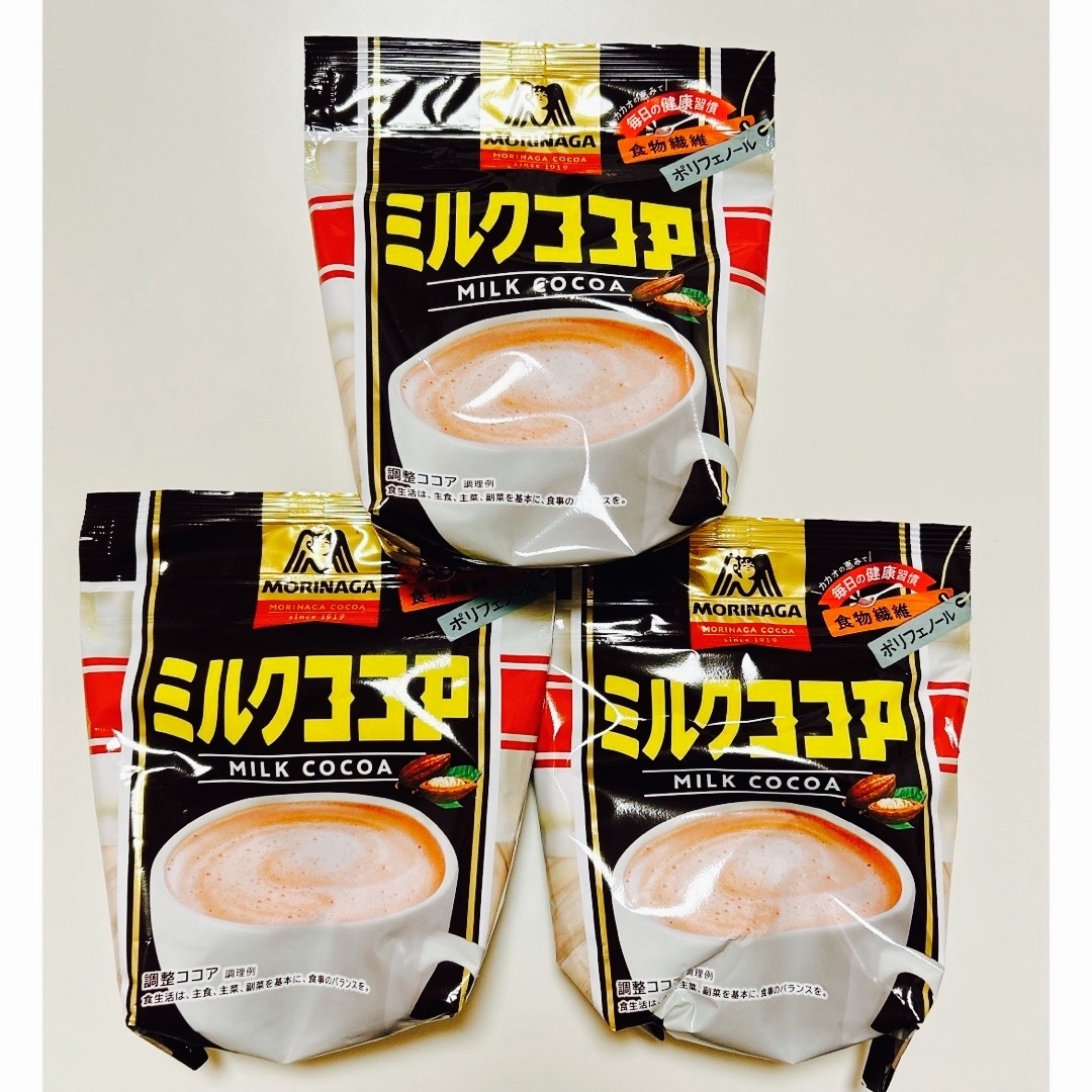 森永製菓(モリナガセイカ)の森永 ミルクココア 3袋 食品/飲料/酒の飲料(その他)の商品写真