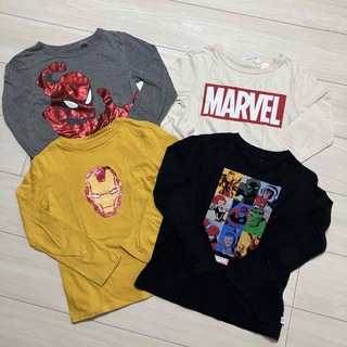 ギャップキッズ(GAP Kids)のGAP H&M MARVEL 4点セット　130 男の子　まとめ売り(Tシャツ/カットソー)