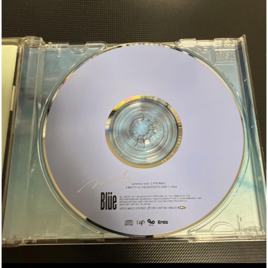 ミスティー　ブルー　★ステッカー付き　廃盤CD ヴィジュアル系 エンタメ/ホビーのCD(ポップス/ロック(邦楽))の商品写真