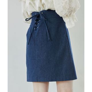 マジェスティックレゴン(MAJESTIC LEGON)のMAJESTIC LEGON バックレースアップミニスカパン ミニスカート(ミニスカート)