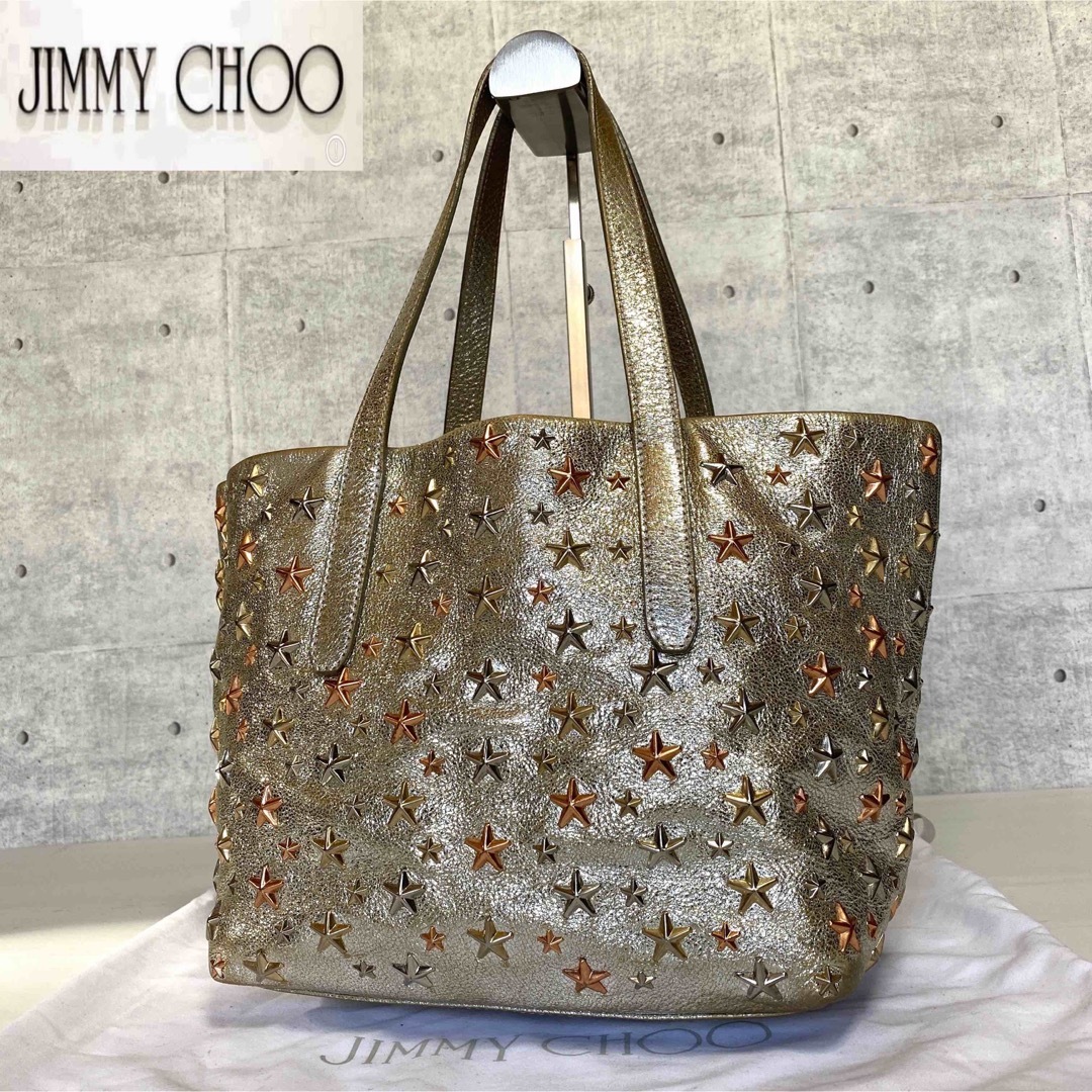 JIMMY CHOO - 【JIMMY CHOO】SOFIA/S シルバー 3色スタースタッズ