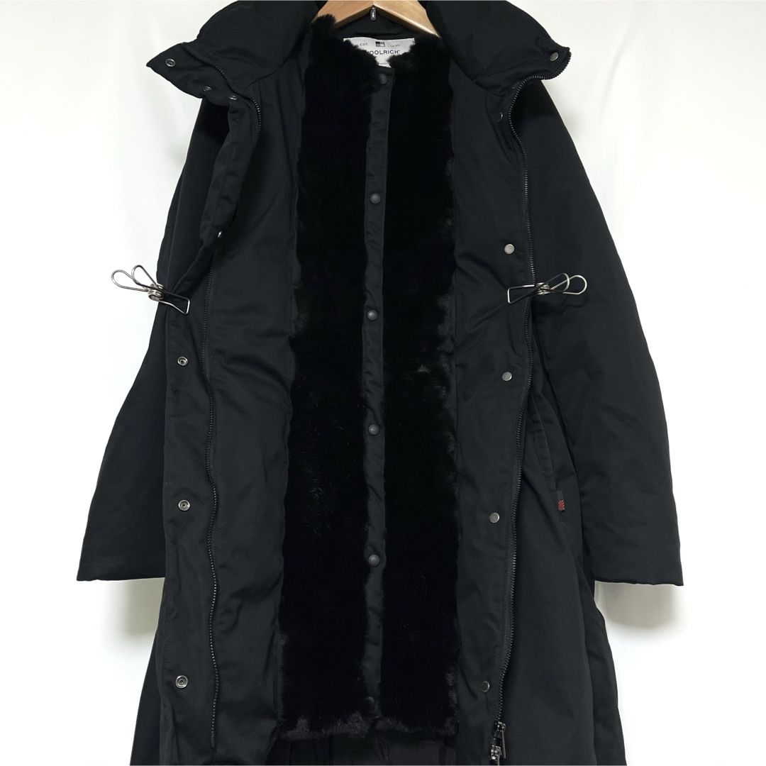 WOOLRICH(ウールリッチ)のWOOLRICH× ARROWS 20AW ラビットファー ダウンコート XS レディースのジャケット/アウター(ダウンコート)の商品写真