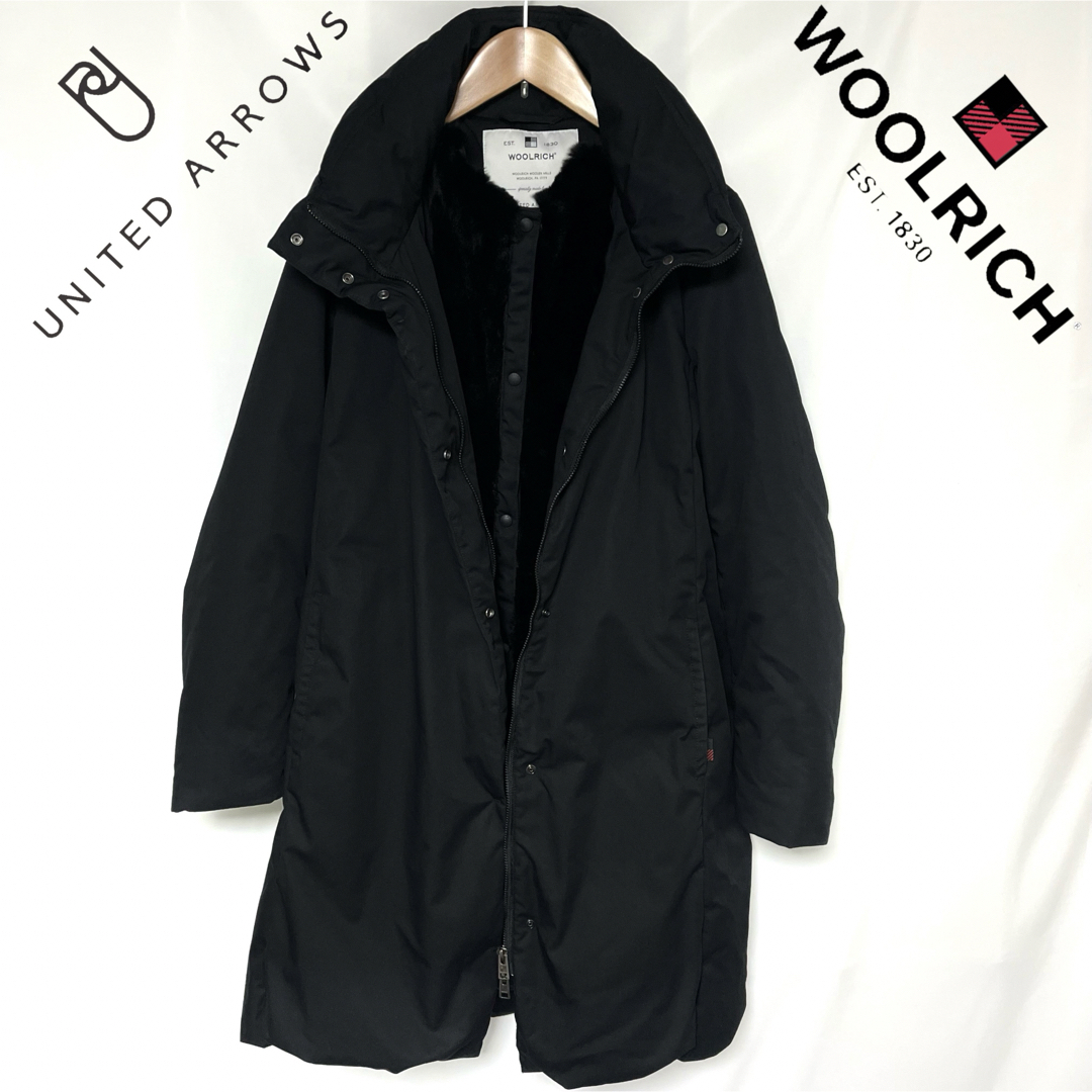 WOOLRICH(ウールリッチ)のWOOLRICH× ARROWS 20AW ラビットファー ダウンコート XS レディースのジャケット/アウター(ダウンコート)の商品写真