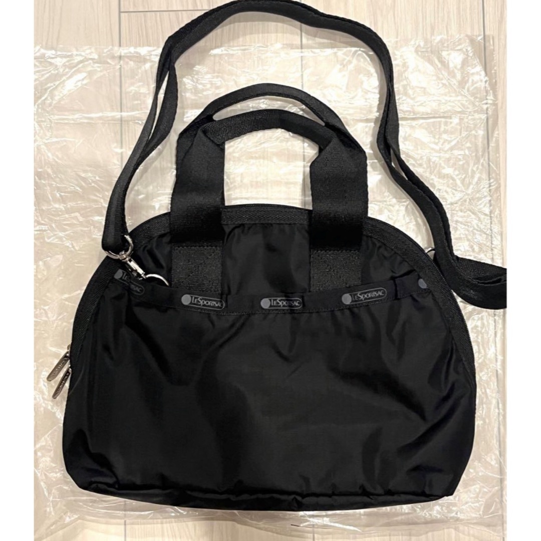 LeSportsac(レスポートサック)の【新品】LeSportsacレスポ　黒　ブラック　2way ハンドバッグ レディースのバッグ(ショルダーバッグ)の商品写真