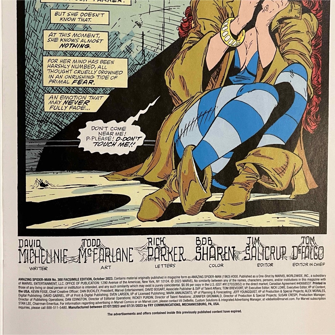 MARVEL(マーベル)のアメイジングスパイダーマン　#300 アメコミ　マクファーレンカバー　ヴェノム エンタメ/ホビーの漫画(アメコミ/海外作品)の商品写真