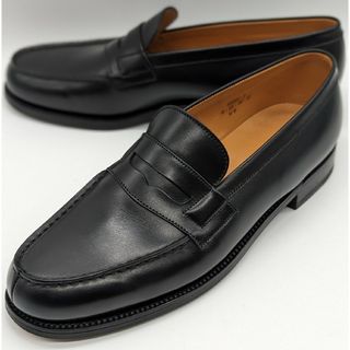 J.M. WESTON ジェイエムウエストン サイズ:6D レザー コイン ローファー 180 SIGNATURE LOAFER シグニチャー 短靴 革靴 シューズ ビジネス フォーマル ブラック 黒 フランス製 ブランド【メンズ】