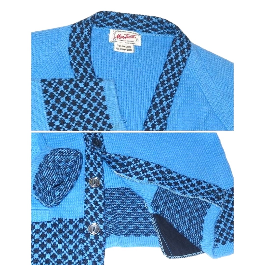 Santa Monica(サンタモニカ)の▪️60’s【MON TRICOT】VINTAGE CARDIGAN レディースのトップス(カーディガン)の商品写真