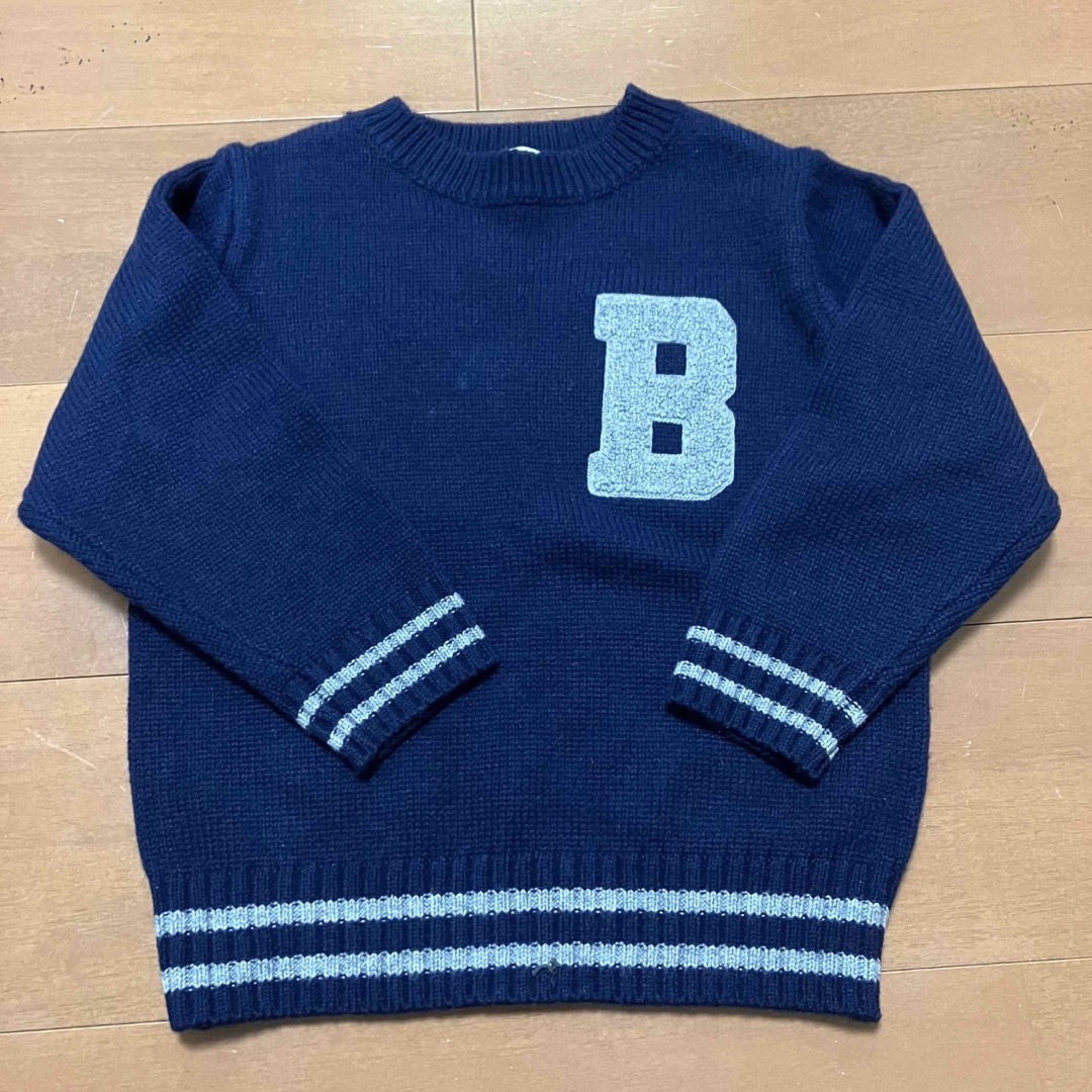 gu ニット　キッズ キッズ/ベビー/マタニティのキッズ服男の子用(90cm~)(ニット)の商品写真