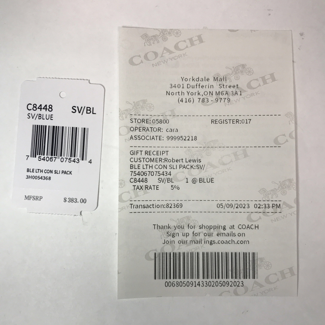 COACH(コーチ)の【希少！新品】COACH コーチ 2way トート ショルダー 水色 レディースのバッグ(トートバッグ)の商品写真