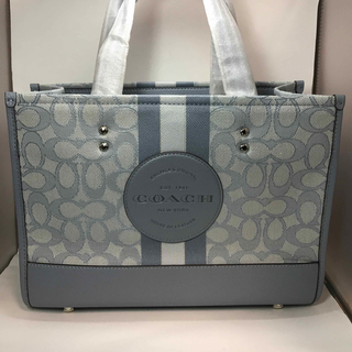 コーチ(COACH)の【希少！新品】COACH コーチ 2way トート ショルダー 水色(トートバッグ)