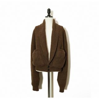 Cristaseya　CAMEL OVERSIZED CARDIGAN(ニット/セーター)