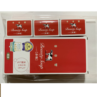 ギュウニュウセッケン(牛乳石鹸)の赤箱90g×9箱　 牛乳石鹸　 カウブランド　簡易包装(ボディソープ/石鹸)
