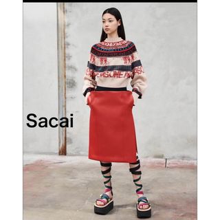 サカイ(sacai)の【未使用】sacai Eric Haze Jacquard ニットプルオーバー(ニット/セーター)