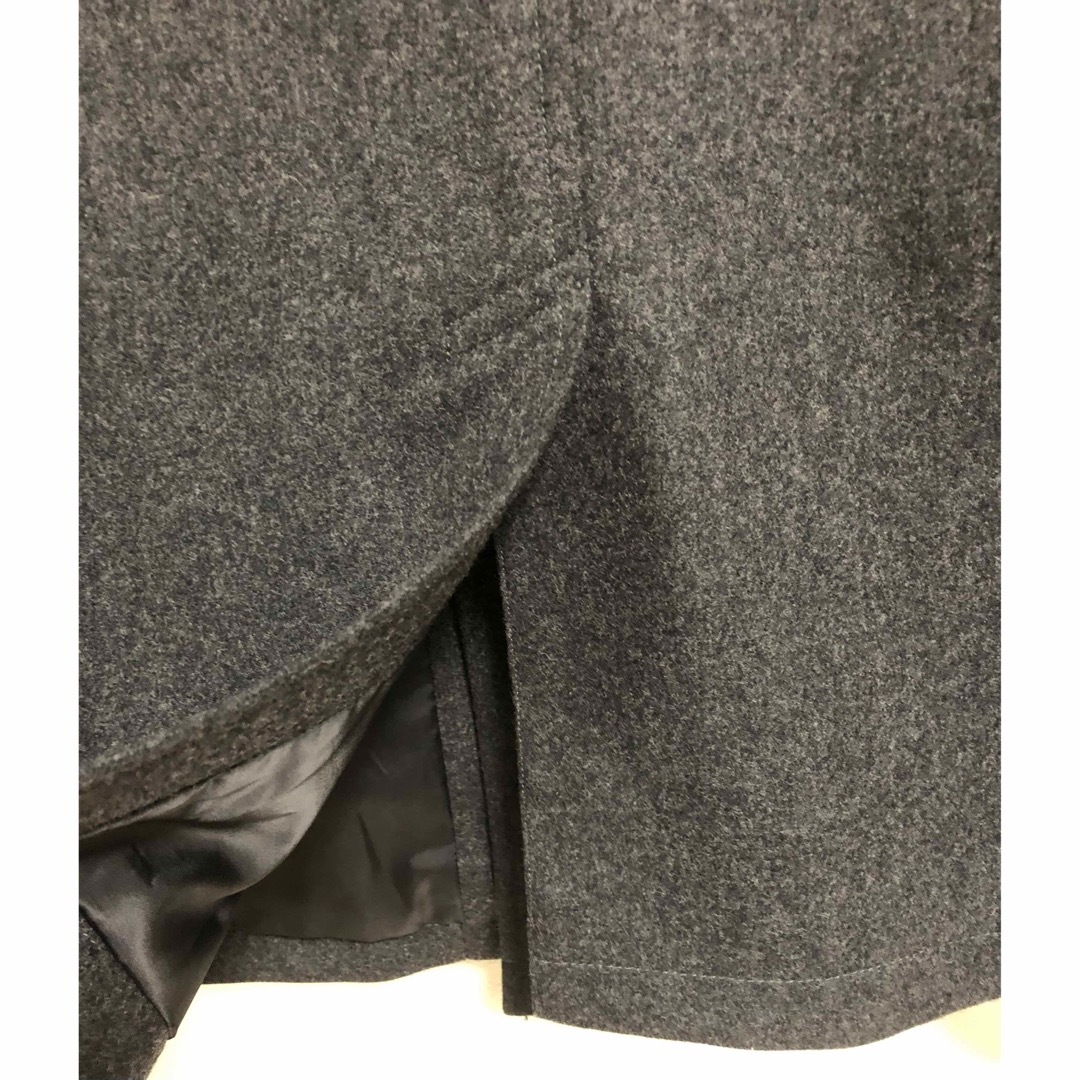 LUCIFERO  MIRANO ウール　濃いグレー　ピーコート メンズのジャケット/アウター(ピーコート)の商品写真