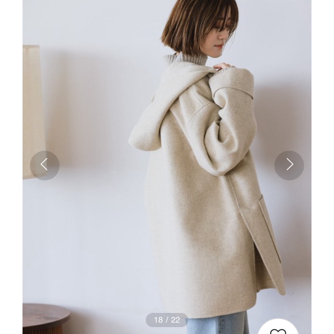 apart by lowrys(アパートバイローリーズ)のapart by lowrys  casheepフードコート レディースのジャケット/アウター(ガウンコート)の商品写真