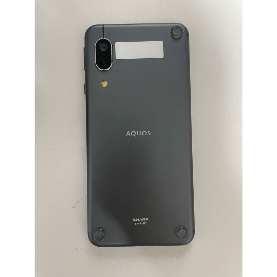 SHARP(シャープ)のAQUOS スマホ　SH-RM12 スマホ/家電/カメラのスマートフォン/携帯電話(スマートフォン本体)の商品写真