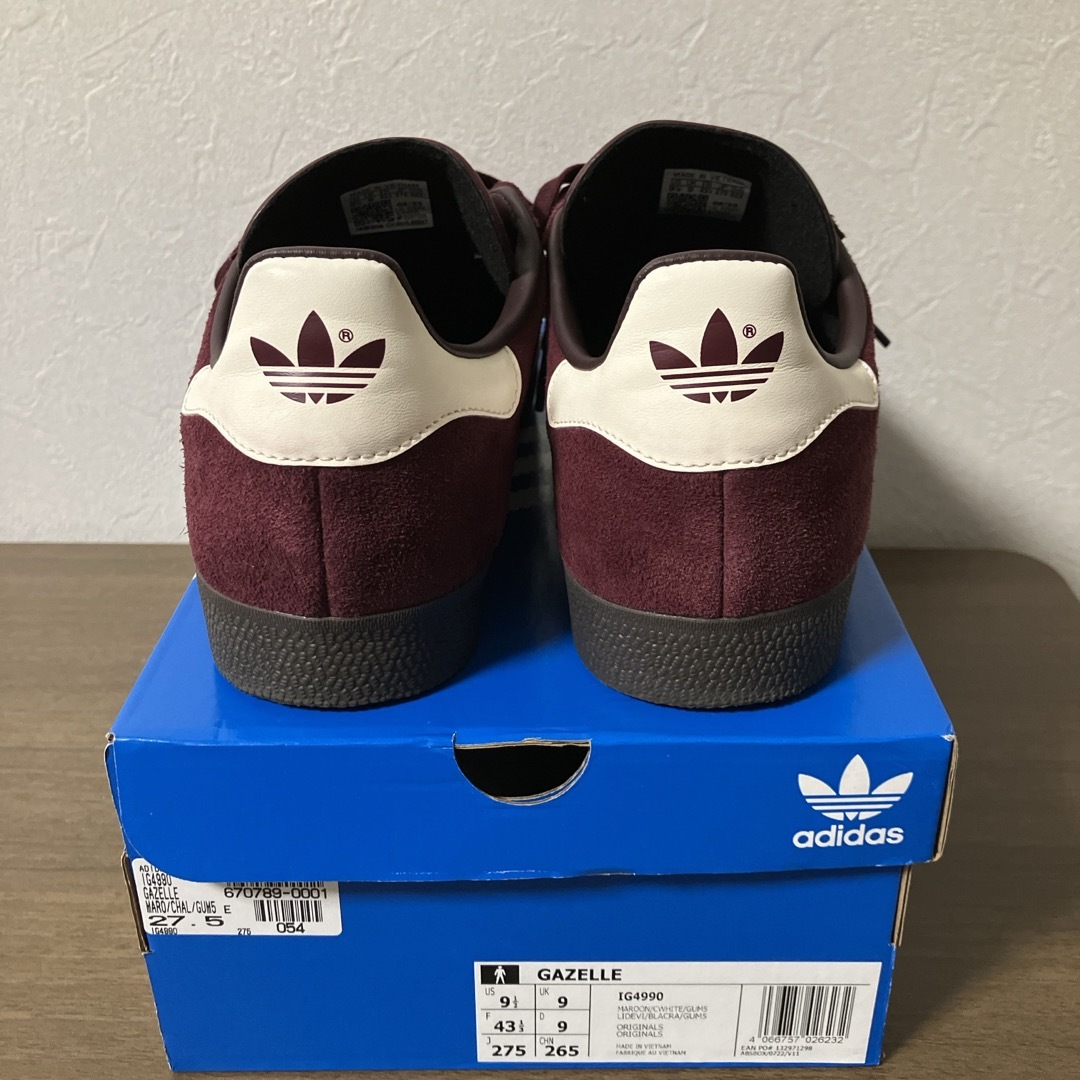 adidas - adidas gazelle maroonアディダス ガゼル マルーン の adidas - adidas gazelle maroonアディダス ガゼル マルーン の