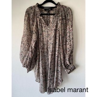 イザベルマラン(Isabel Marant)のIsabel marant シルクプリントブラウス(シャツ/ブラウス(長袖/七分))