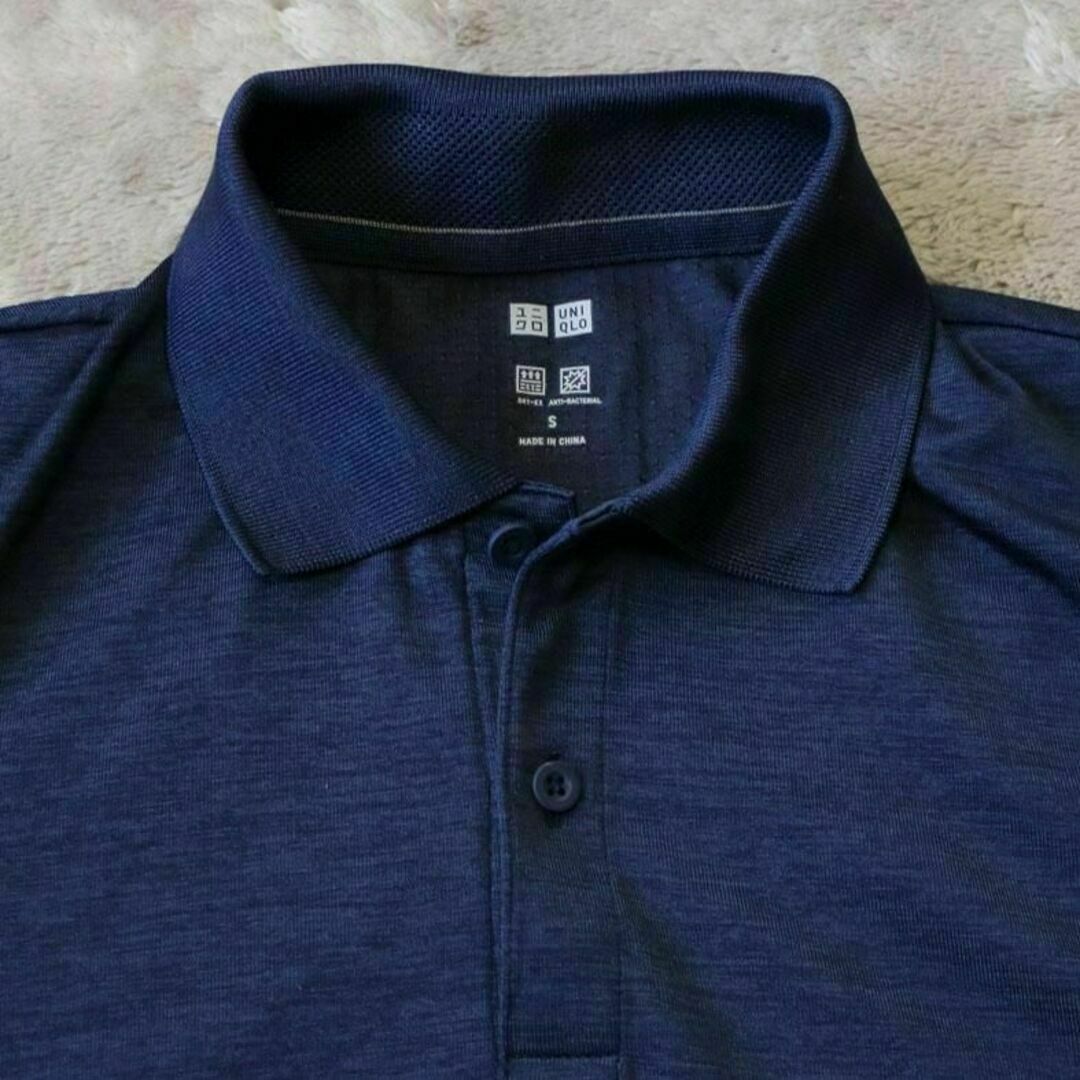 ユニクロ ドライEX ポロシャツ ブルー メンズ XL タグ付き - Tシャツ