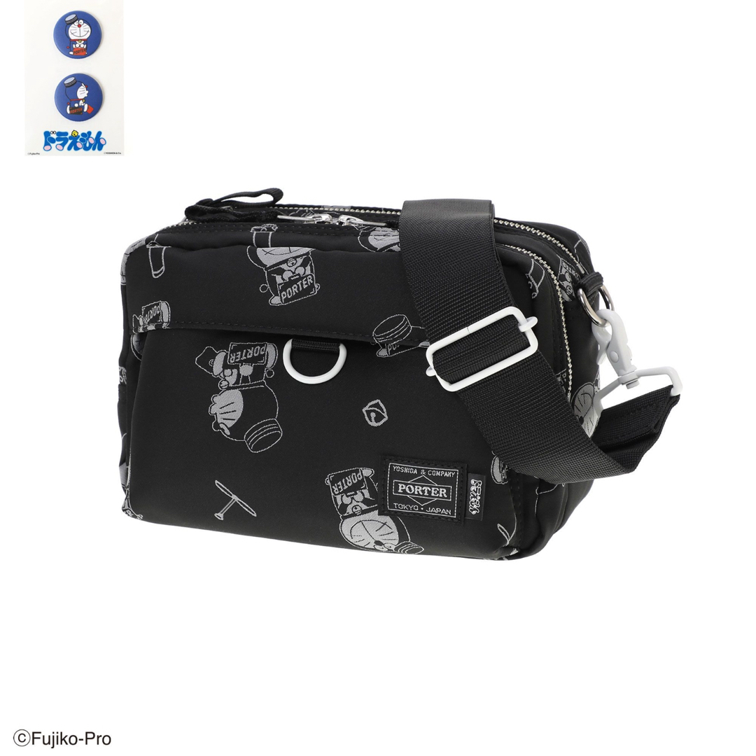 PORTER(ポーター)のドラえもん × PORTER ショルダーバッグ 黒 メンズのバッグ(ショルダーバッグ)の商品写真