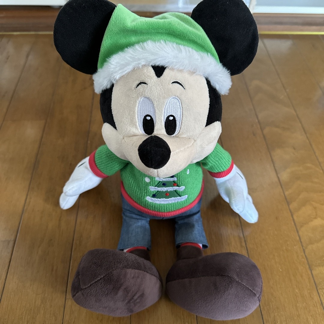 Disney(ディズニー)のぬいぐるみ　ミッキー　ミニー　クリスマスバージョン エンタメ/ホビーのおもちゃ/ぬいぐるみ(キャラクターグッズ)の商品写真