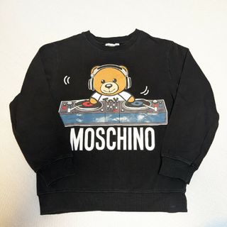 モスキーノ(MOSCHINO)のモスキーノ  キッズ トレーナー くま  ベア  ブラック  128(Tシャツ/カットソー)