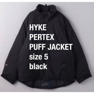 【新品 未使用 即納】HYKE PERTEX PUFF JACKET サイズ5黒 【新品 未使用 即納】HYKE PERTEX PUFF JACKET サイズ5黒
