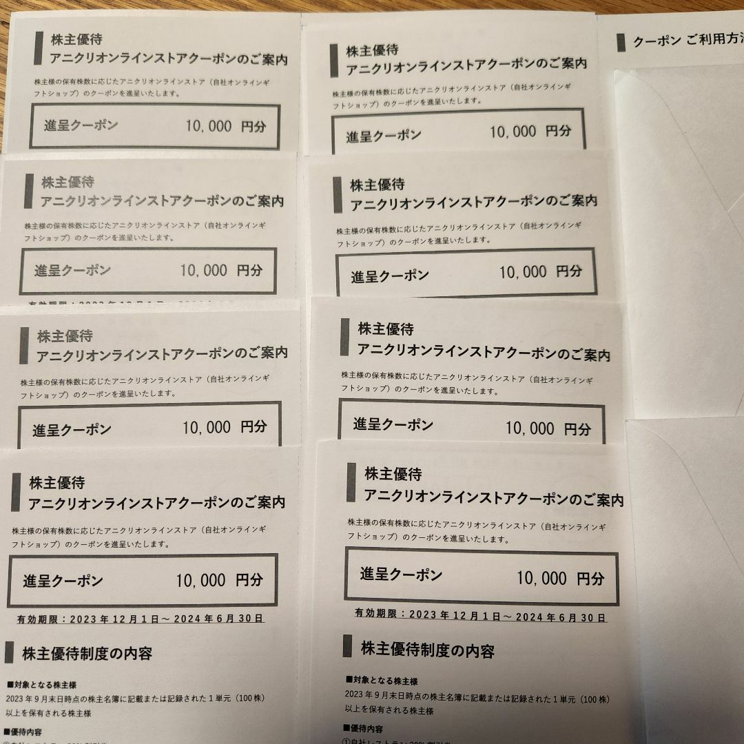 新しく着き エスクリ 株主優待 ８万円分 ショッピング - www ...