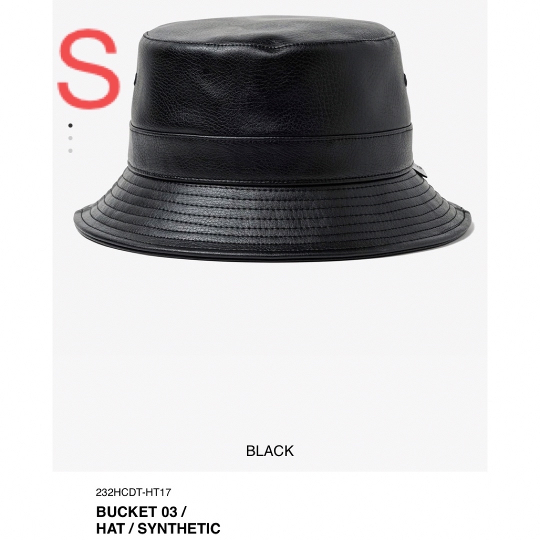 ハットWTAPS BUCKET 03/ HAT/ SYNTHETIC Sサイズ