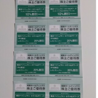 相鉄ホールディングス　株主ご優待券　横浜ベイシェラトンホテル&タワーズ割引券(その他)