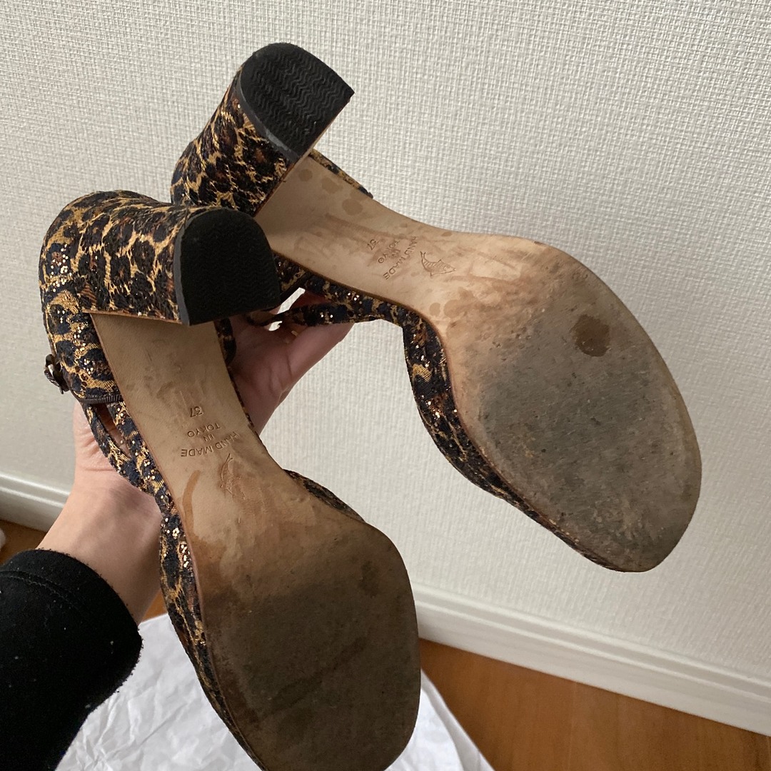 H.P.FRANCE(アッシュペーフランス)のhio レオパードメリージェーン レディースの靴/シューズ(ハイヒール/パンプス)の商品写真