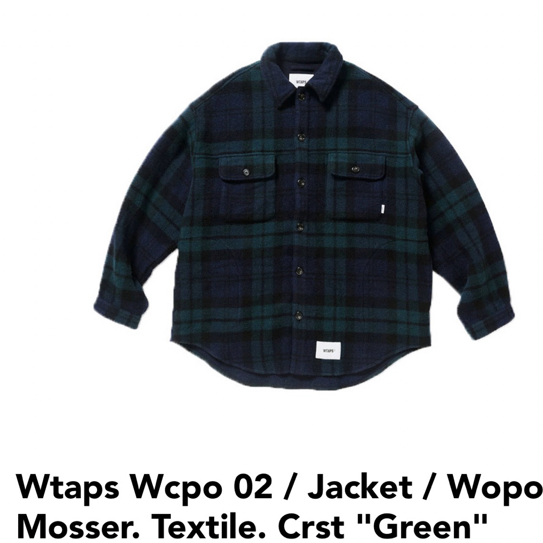 22aw wtaps wcpo 02 JACKET Mサイズ 新品未使用品 22aw wtaps wcpo 02 JACKET Mサイズ 新品未使用品