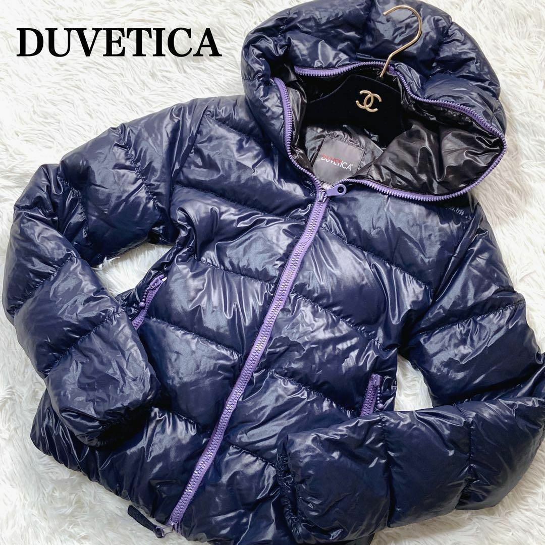 DUVETICA デュベティカ ダウンジャケット ティア ネイビー 38- DUVETICA デュベティカ ダウンジャケット ティア ネイビー 38-