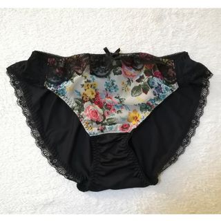 新品 ☆ エレーヌ ELENE ☆ LLサイズ ショーツ パンティ 花柄シフォン(ショーツ)