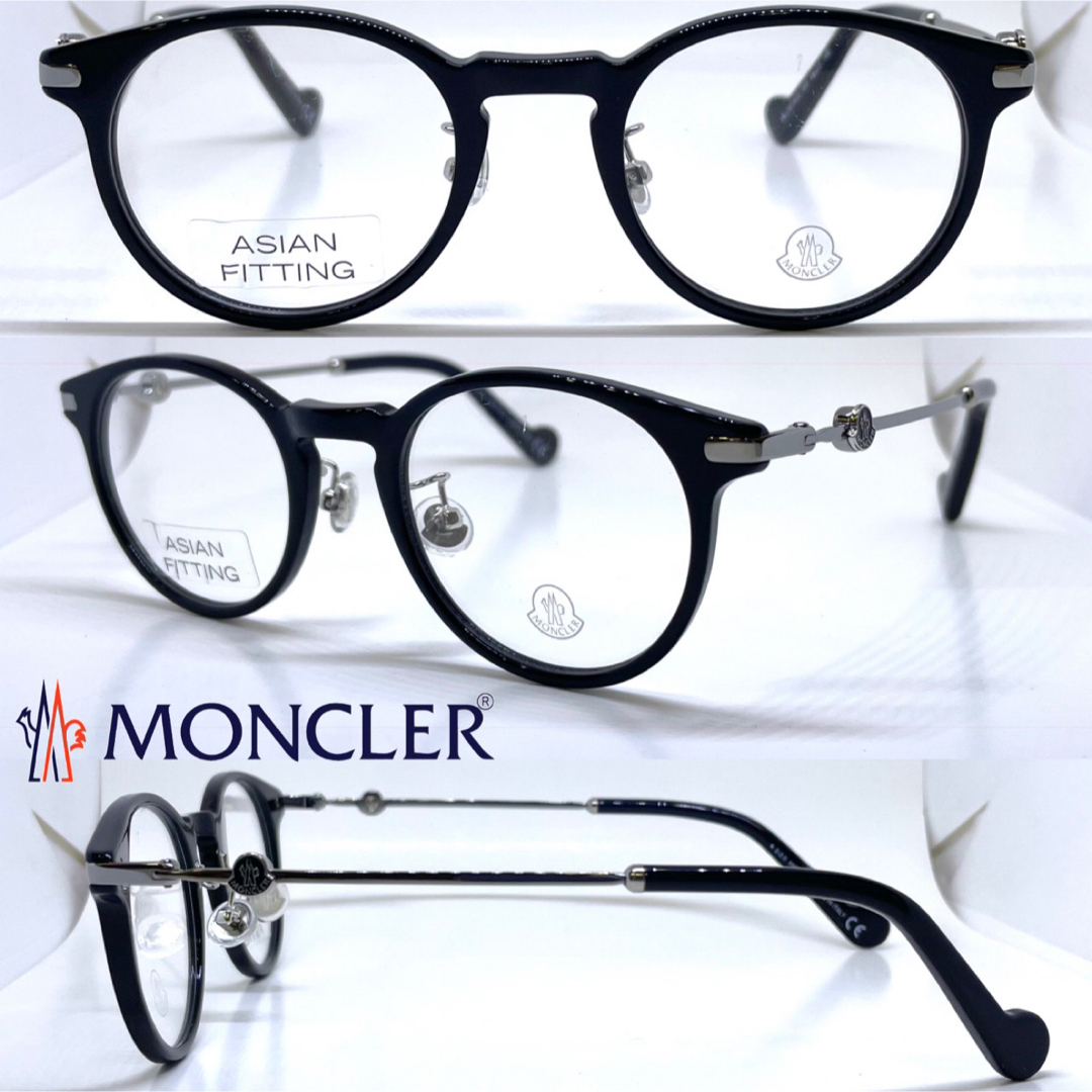 人気商品 MONCLER モンクレール メガネフレーム ML5115-D 001 ブラック