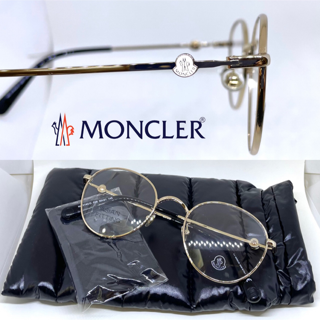 MONCLER モンクレール メガネフレーム ML5140-D 028 ゴールド