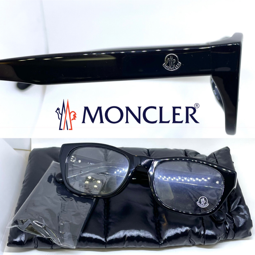 MONCLER モンクレール メガネフレーム ML5158-D 001 ブラック 特選品