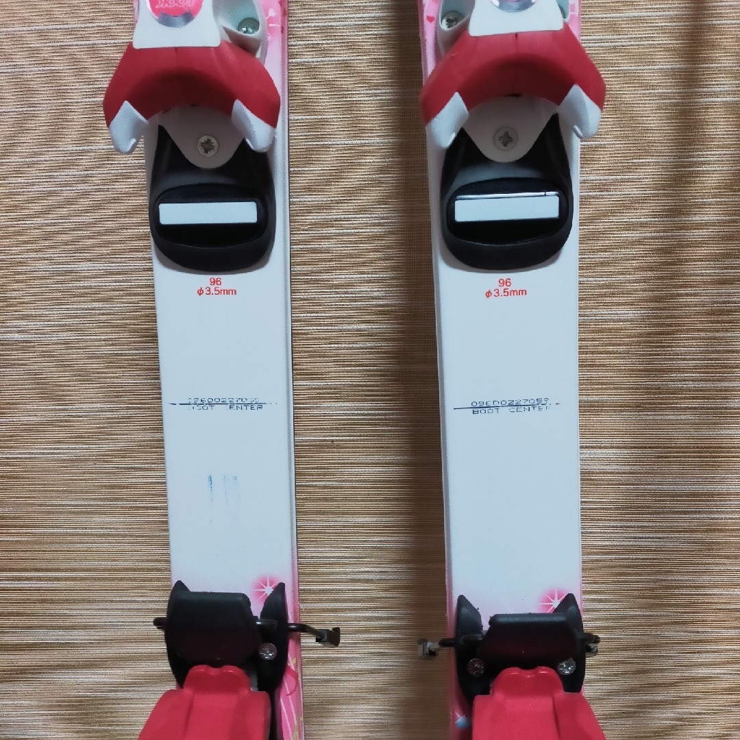 スキー板、ストック、スキーブーツ21cm-22cm3点セット スポーツ/アウトドアのスキー(板)の商品写真