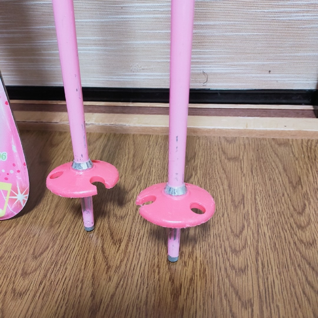 スキー板、ストック、スキーブーツ21cm-22cm3点セットの通販 by スキー板、ストック、スキーブーツ21cm-22cm3点セットの通販 by