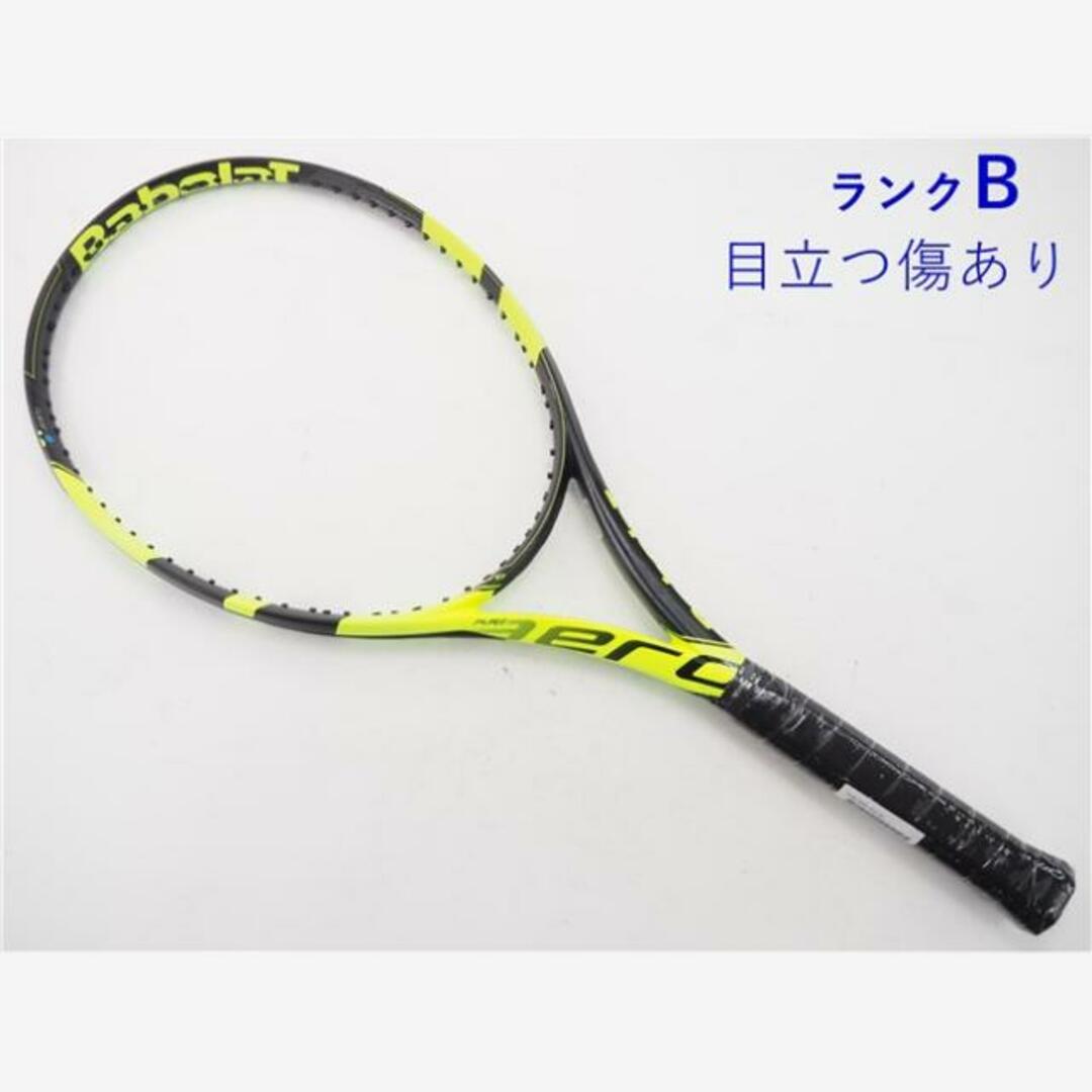 テニスラケット バボラ ピュア アエロ 2015年モデル (G3)BABOLAT PURE AERO 2015297ｇ張り上げガット状態