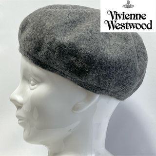 ヴィヴィアンウエストウッド(Vivienne Westwood)の【美品】③廃盤入手困難 手描きオーブVivienneWestwood日本製ベレー(ハンチング/ベレー帽)