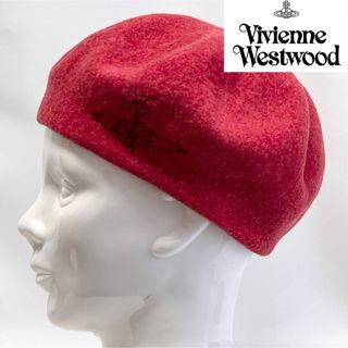 ヴィヴィアンウエストウッド(Vivienne Westwood)の【美品】②廃盤入手困難 手描きオーブVivienneWestwood日本製ベレー(ハンチング/ベレー帽)