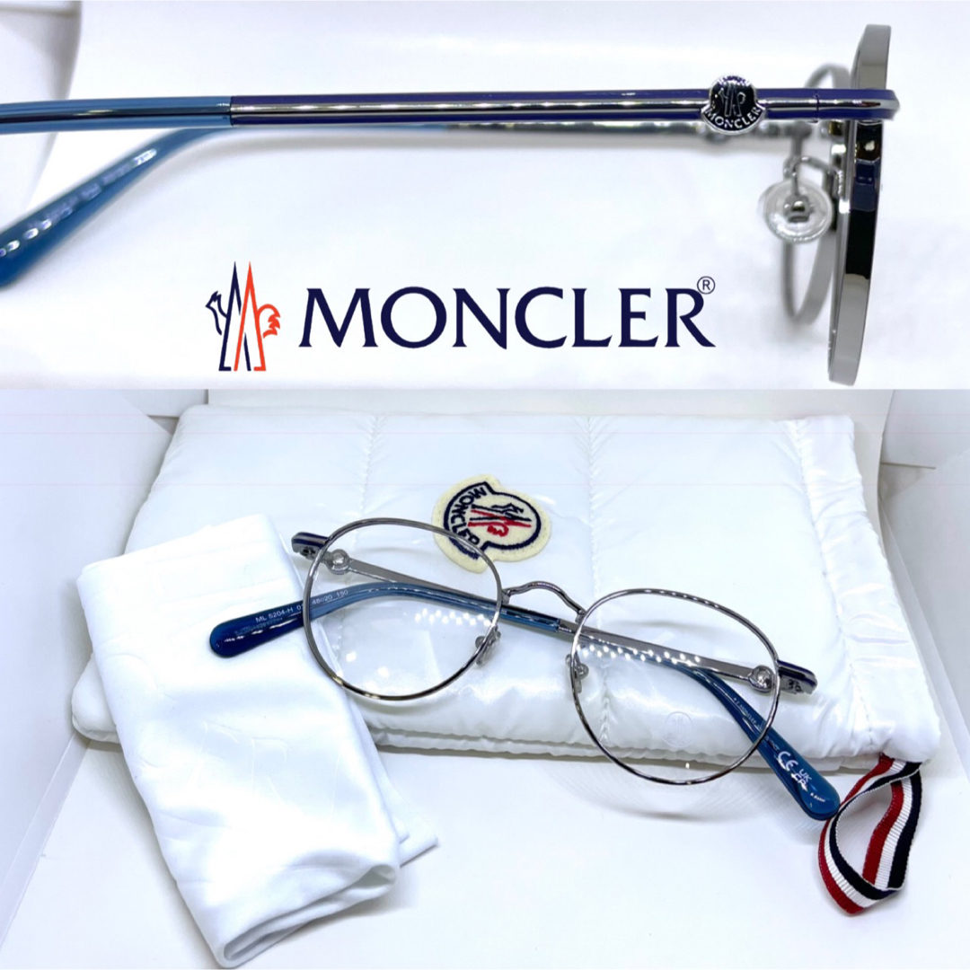MONCLER モンクレール メガネ ML5204-H 014 ライトグレー
