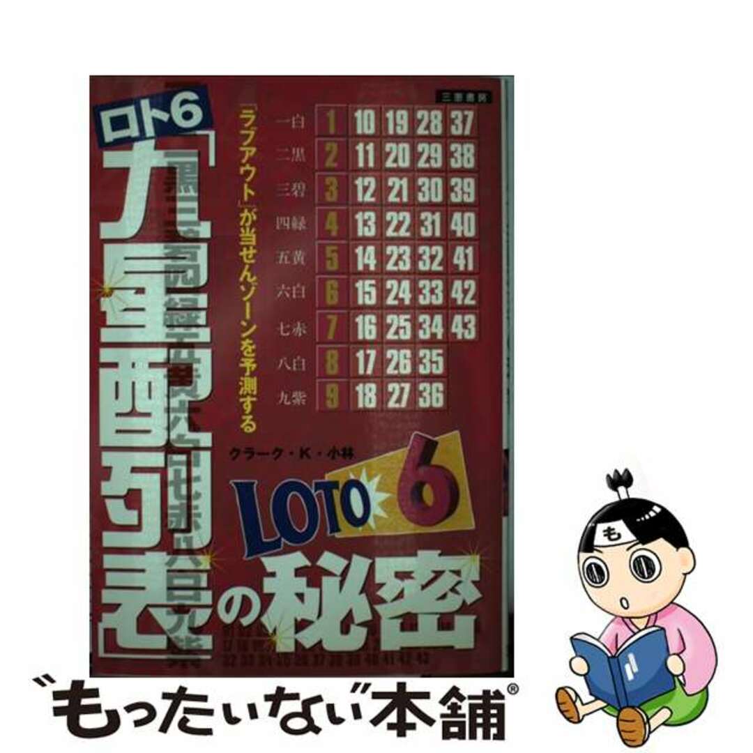 【中古】 ロト６九星配列表の秘密 ラブアウトが当せんゾーンを予測する/三恵書房/クラーク・Ｋ・小林 エンタメ/ホビーの本(趣味/スポーツ/実用)の商品写真